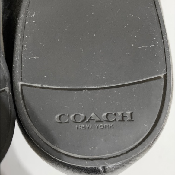 Coach ‘Lara’ Charm and Bow Detail Leather Ballet Flats Size 7.5M - Picture 11 of 15